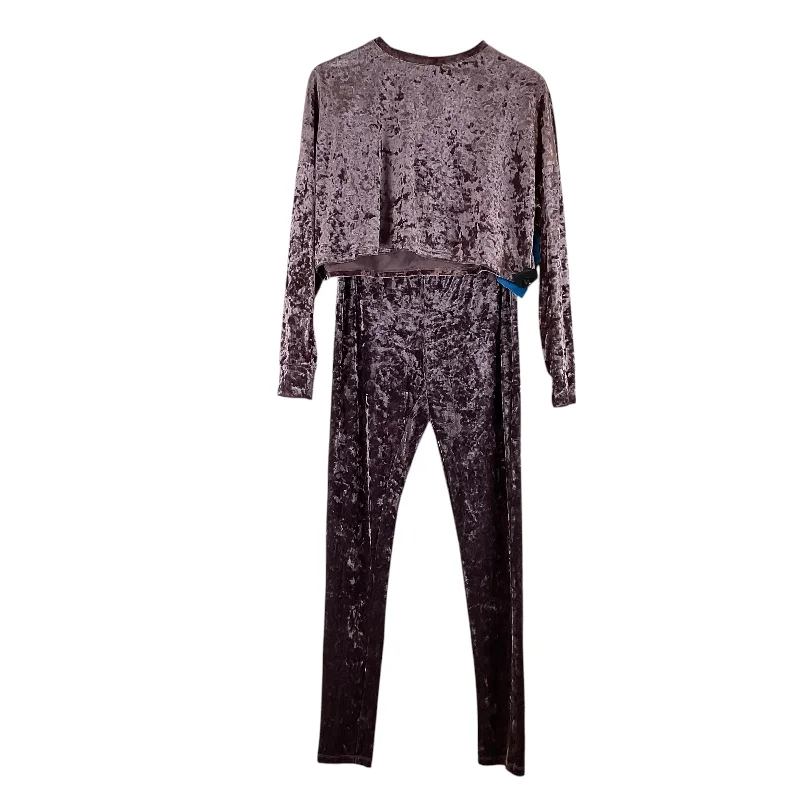 Deal Zone Top 2pc Long Sleeve By Fashion Nova In Purple, Size: M