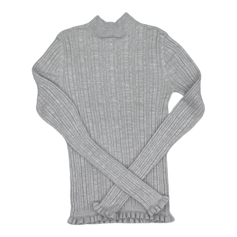 Shop and Save Top 3/4 Sleeve Basic By Christopher And Banks In Grey, Size:Petite L