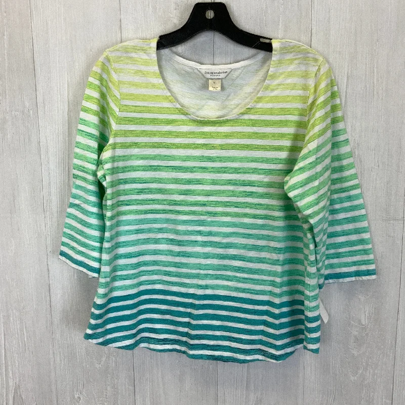 Value Deals Top 3/4 Sleeve Basic By Christopher And Banks  Size: L