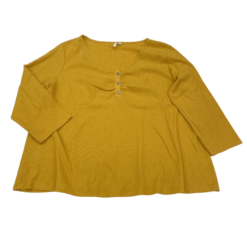 Epic Deals Top 3/4 Sleeve By Cato  Size: 3x