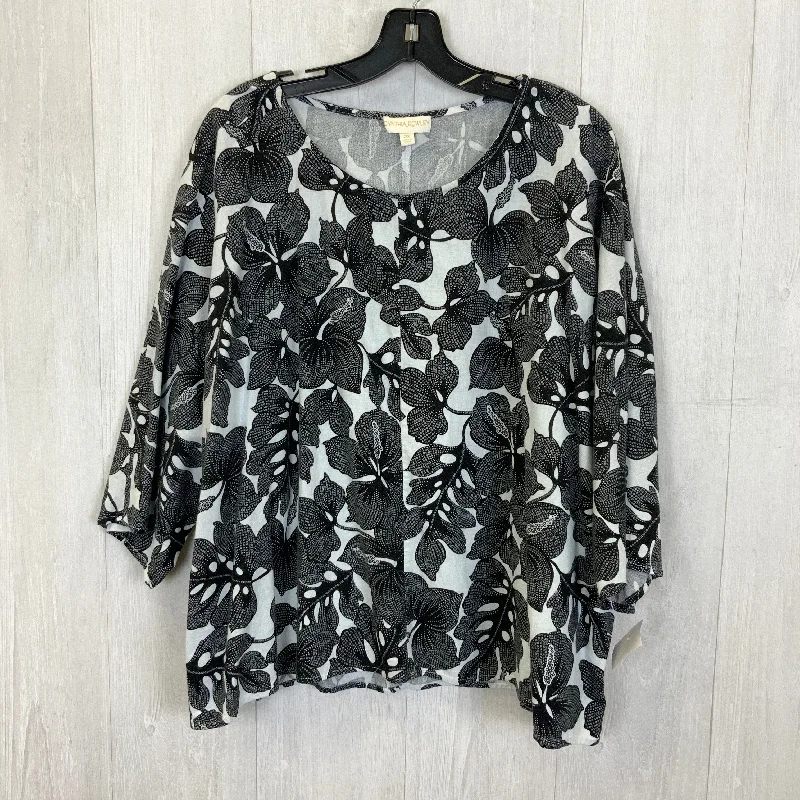 Bargain Blast Top 3/4 Sleeve By Cynthia Rowley  Size: 2x