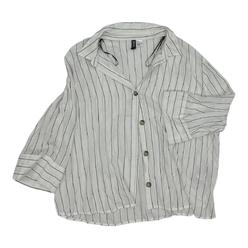 Best Bargains Top 3/4 Sleeve By Divided In White, Size:M