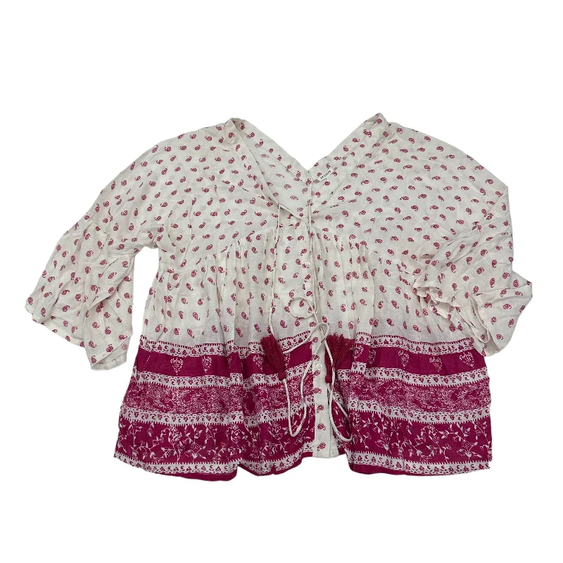Blowout Deals Top 3/4 Sleeve By En Creme  Size: L