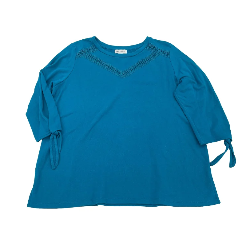 Limited Time Offer Top 3/4 Sleeve By Liz Claiborne  Size: Xxl