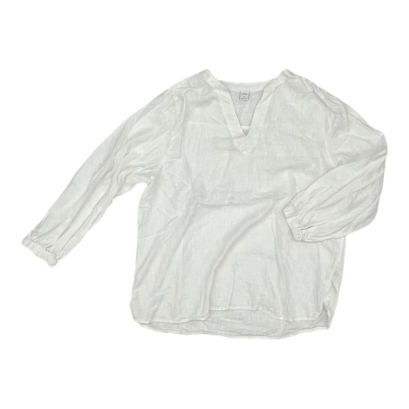 Special Discount Top 3/4 Sleeve By Old Navy In White, Size:M