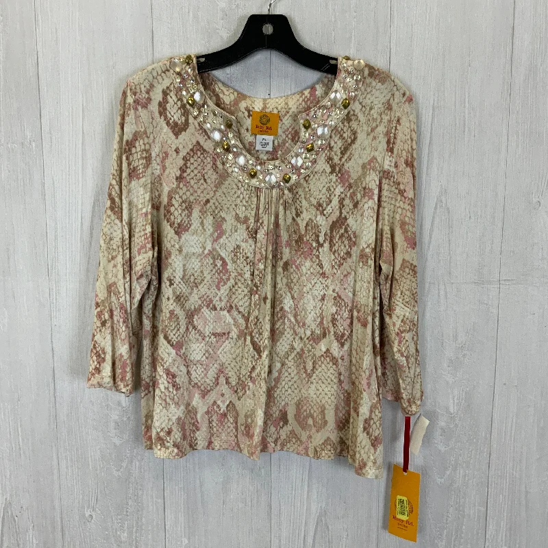 Reduced Prices Top 3/4 Sleeve By Ruby Rd  Size: Petite Large