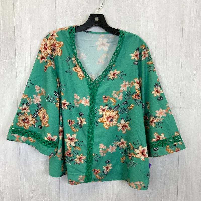 Midnight Sale Top 3/4 Sleeve By Shein  Size: Xl