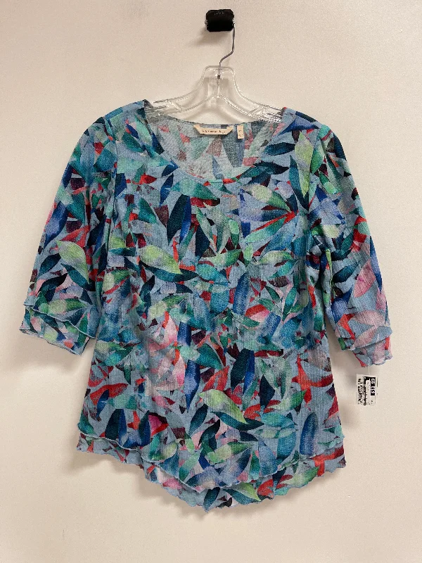 Price Meltdown Top 3/4 Sleeve By Soft Surroundings In Blue, Size: Xs