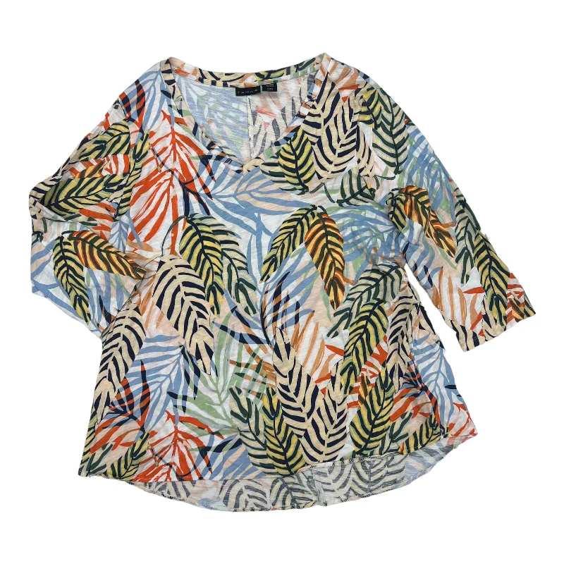 Steals and Deals Top 3/4 Sleeve By Tahari By Arthur Levine  Size: 2x