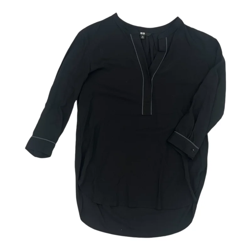 Can't Miss Top 3/4 Sleeve By Uniqlo In Black, Size:Xs