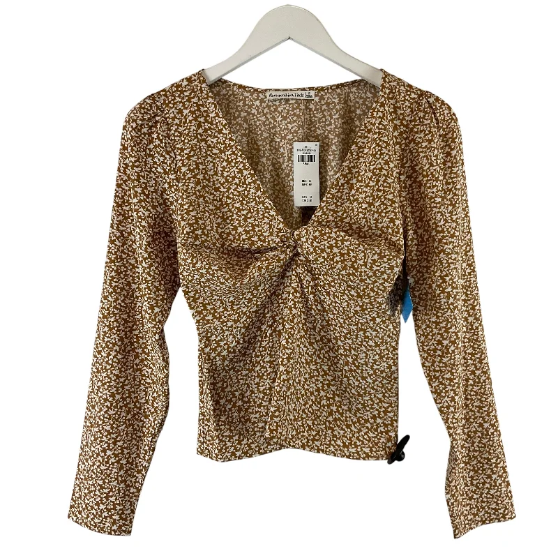 Mega Deal Top Long Sleeve By Abercrombie And Fitch In Brown, Size: S