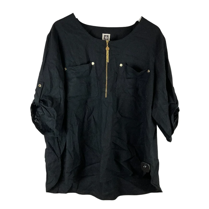 Exclusive Online Offer Top Long Sleeve By Anne Klein In Black