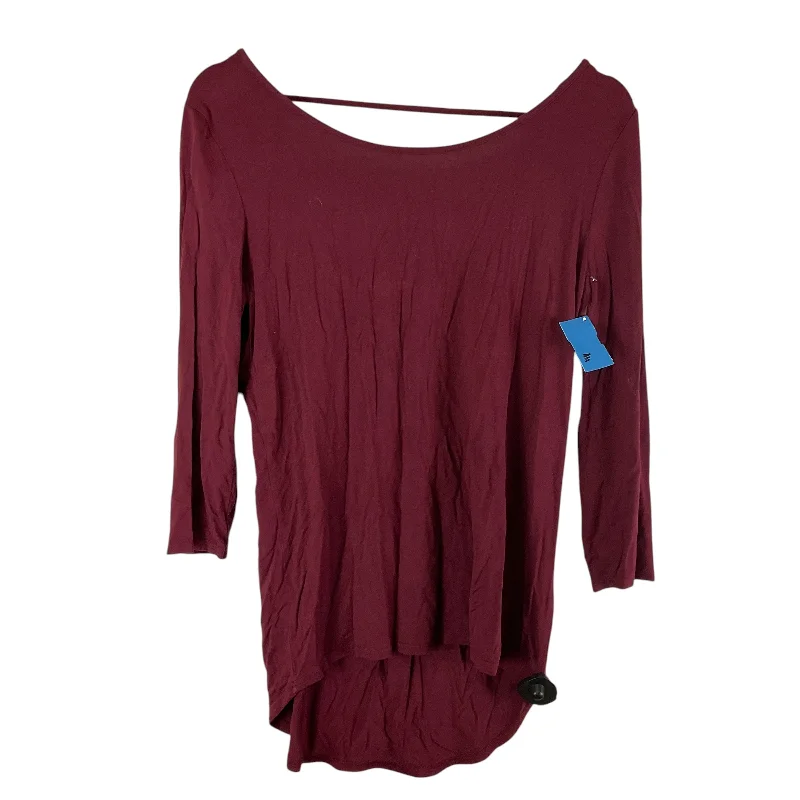 Fantastic Offers Top Long Sleeve By Bke In Red, Size: S