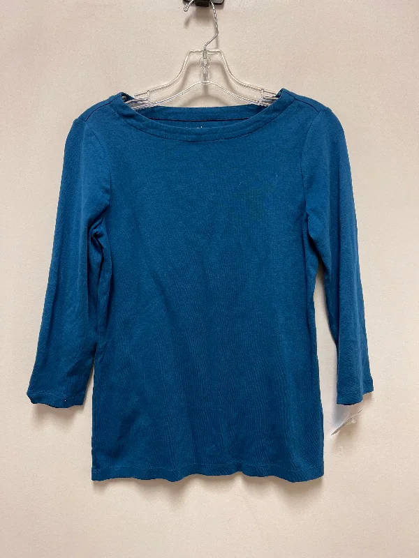 Deal Mania Top Long Sleeve By Chicos In Blue, Size: S