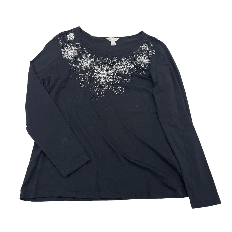 Sneak Peek Sale Top Long Sleeve By Christopher And Banks  Size: Xl