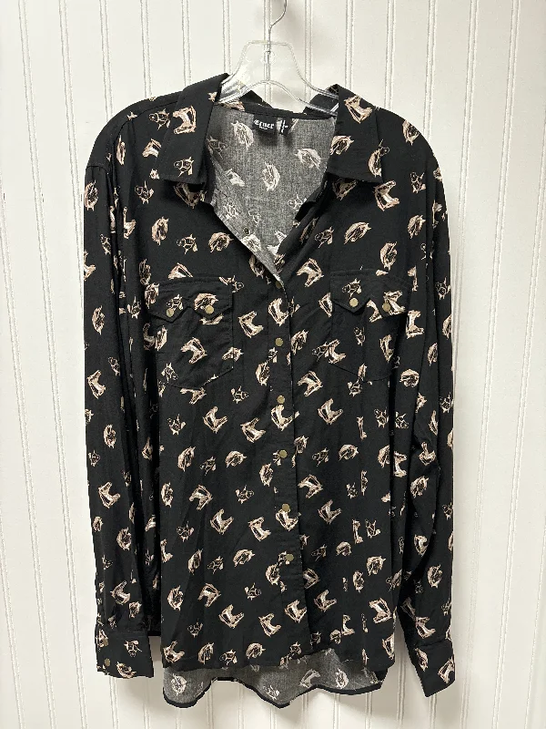 Today’s Deal Top Long Sleeve By Cmc In Black, Size: Xl