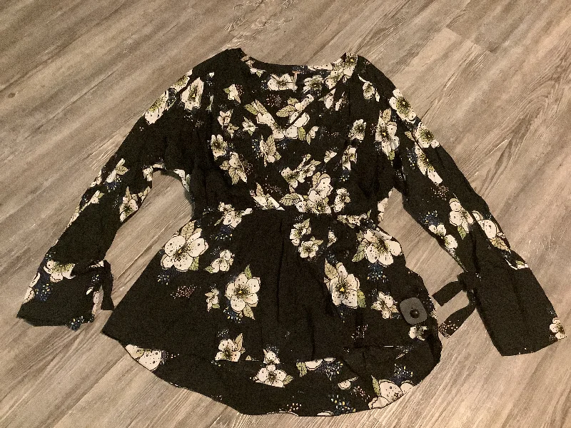 Early Access Top Long Sleeve By Free People In Black, Size: S