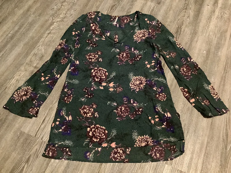 Hurry In Top Long Sleeve By Free People In Green, Size: Xs