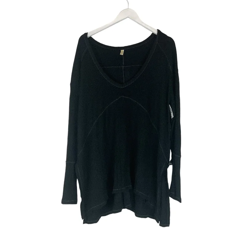 Price Meltdown Top Long Sleeve By Free Press In Black, Size: L