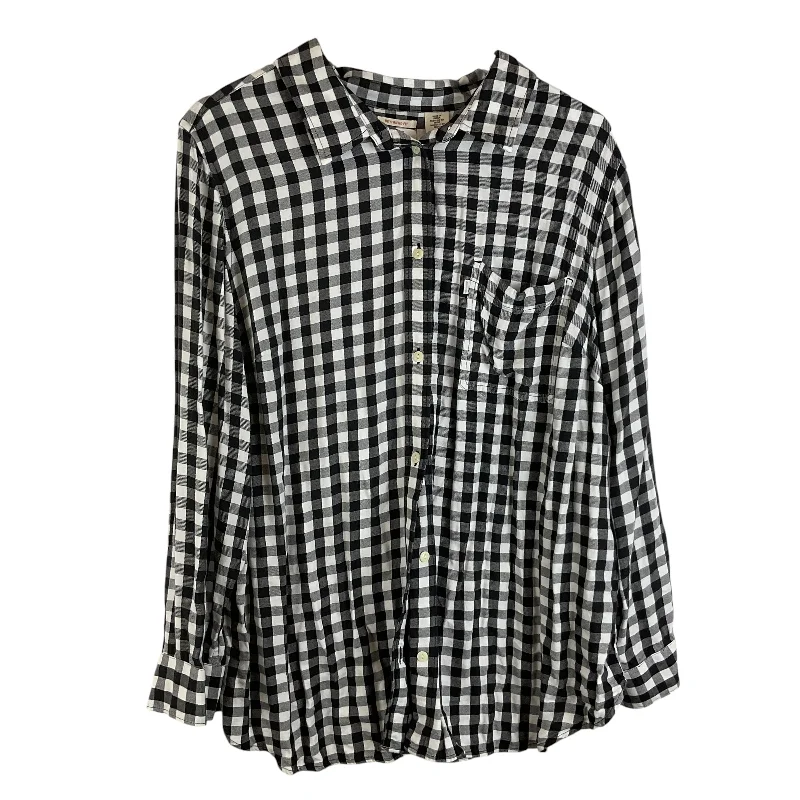 Limited Time Discount Top Long Sleeve By Levis In Black, Size: 2x