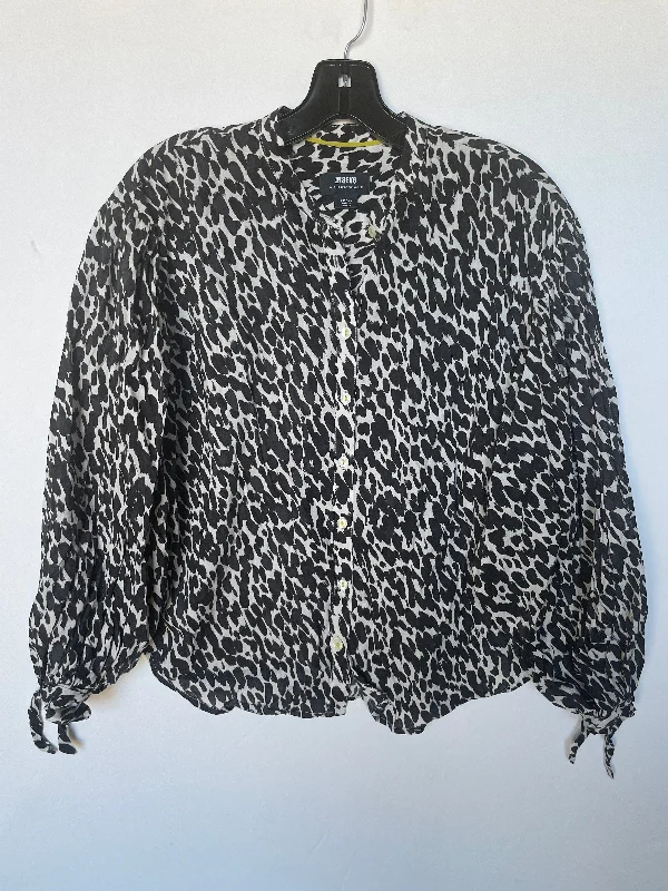 Clearance Sale Top Long Sleeve By Maeve In Animal Print, Size: S