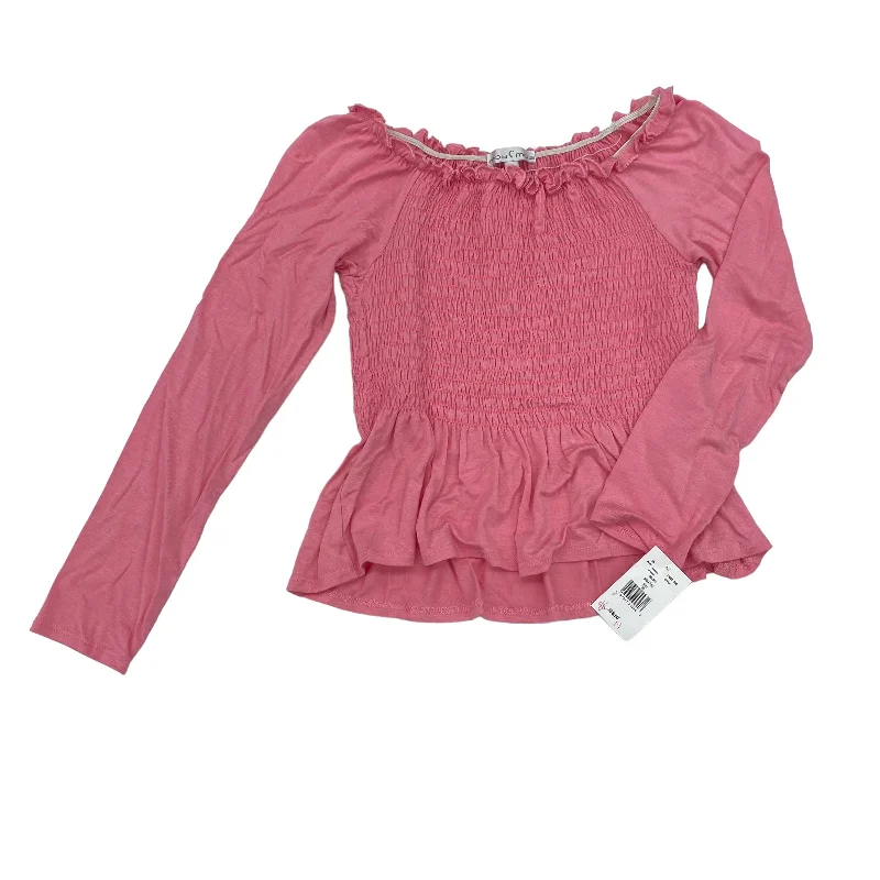 Sneak Peek Sale Top Long Sleeve By Moa Moa  Size: M
