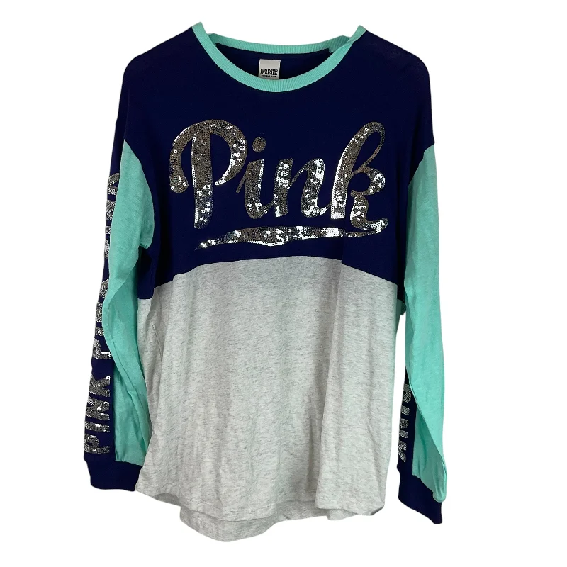 Today’s Deal Top Long Sleeve By Pink In Blue, Size: L