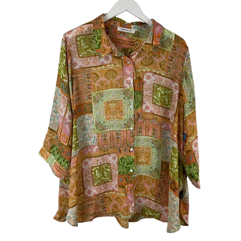 Take Advantage Top Long Sleeve By Rose And Olive In Multi-colored