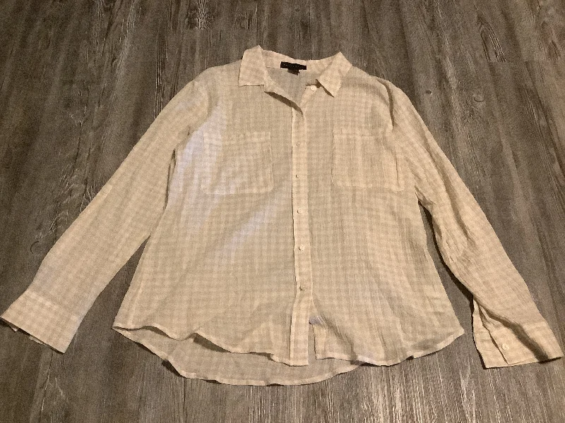 Fantastic Deals Top Long Sleeve By Sanctuary In Cream, Size: M
