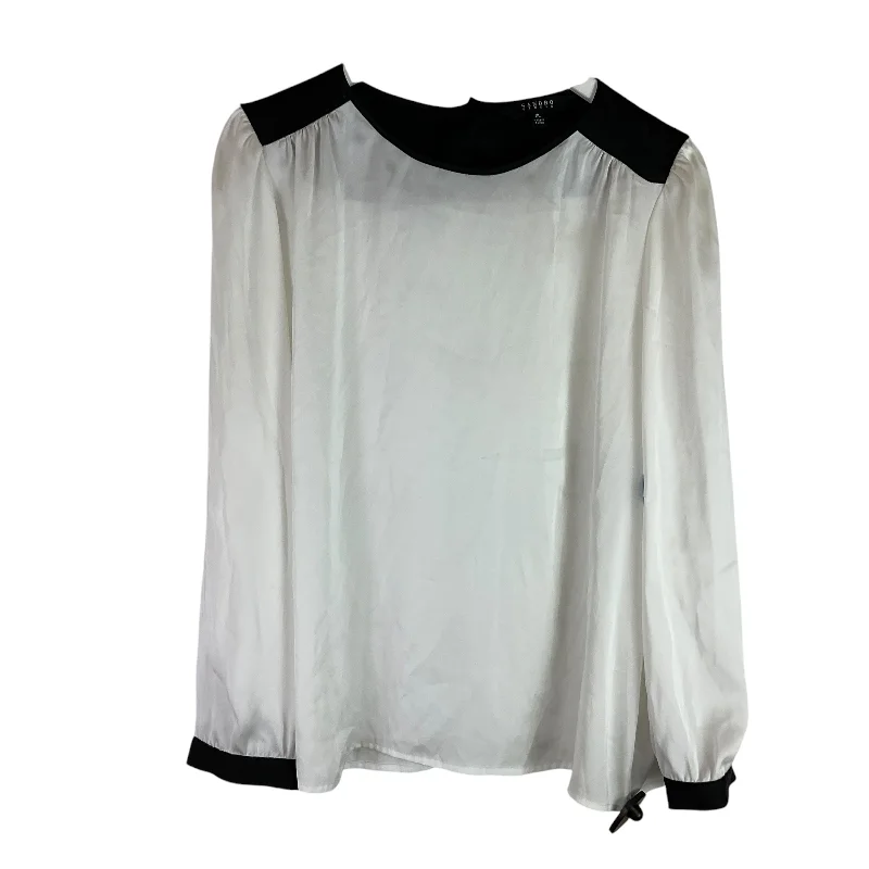Final Clearance Top Long Sleeve By Sandro In White, Size: Xl