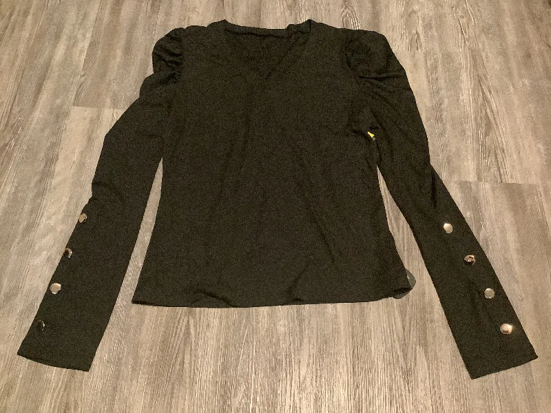 Low Prices Top Long Sleeve By Shein In Black, Size: L