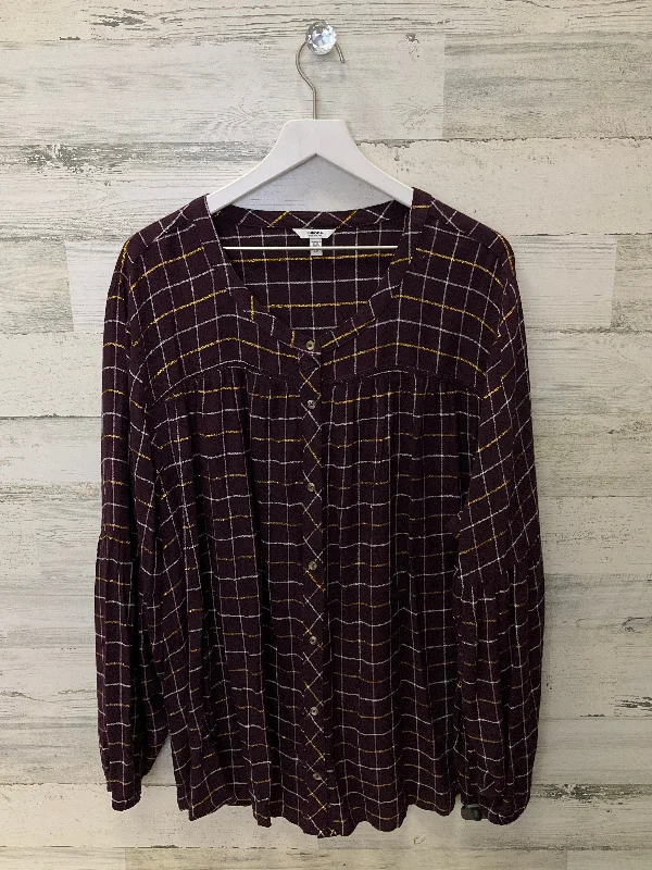 Top Long Sleeve By Sonoma  Size: 3x