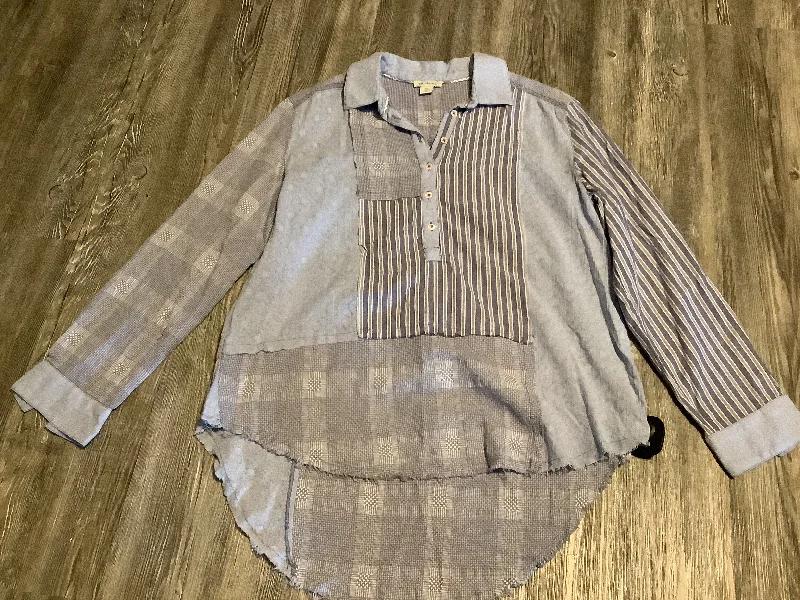 New Markdowns Top Long Sleeve By Sundance In Blue, Size: Xs