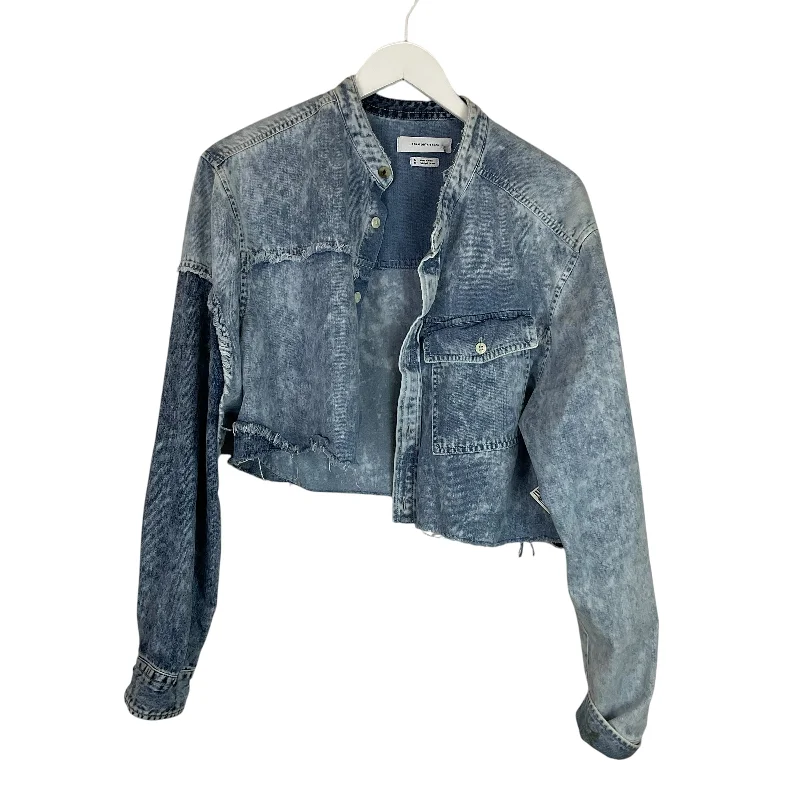 Year-End Sale Top Long Sleeve By Urban Outfitters In Blue Denim, Size: M