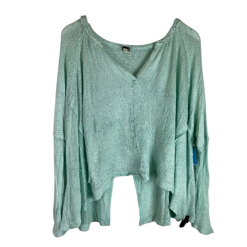 Anniversary Sale Top Long Sleeve By We The Free In Blue, Size: S
