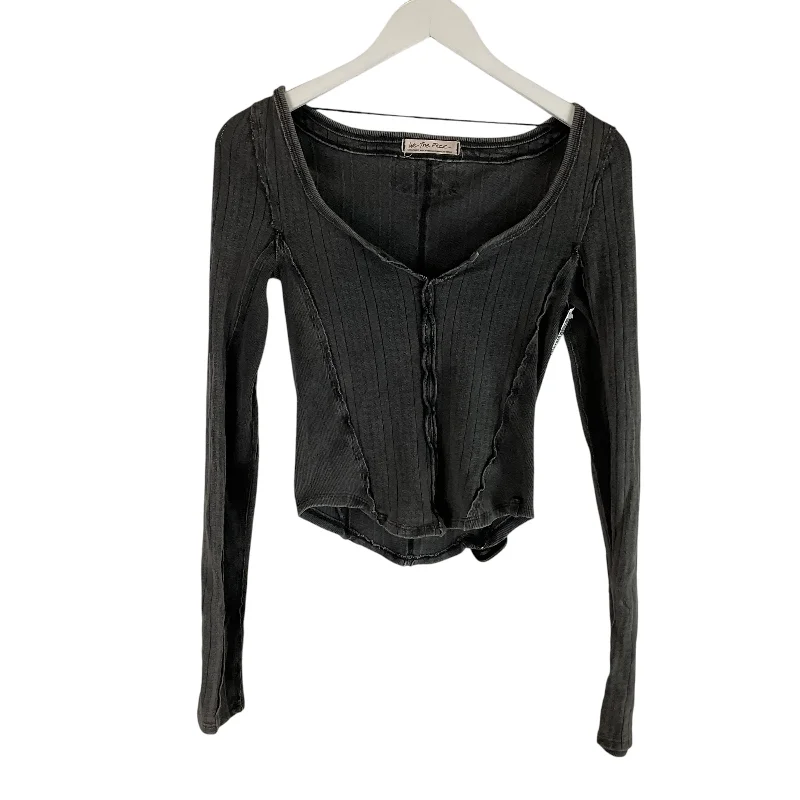 Super Sale Top Long Sleeve By We The Free In Grey, Size: Xs