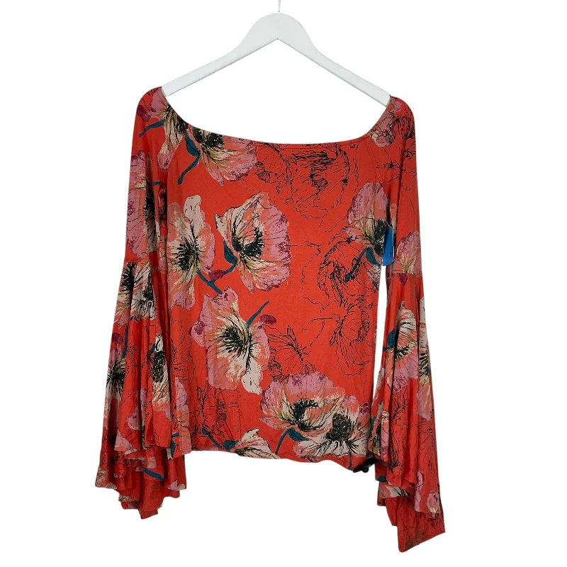 Customer Appreciation Sale Top Long Sleeve By We The Free In Orange, Size: S