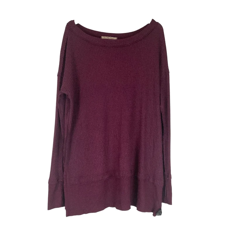 Price Drop Alert Top Long Sleeve By We The Free In Purple, Size: M