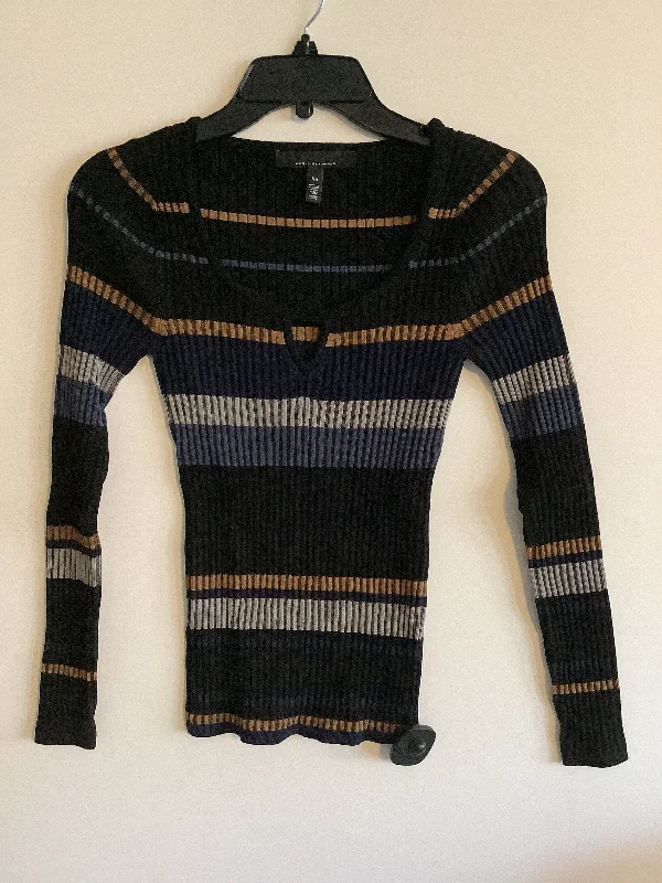 Season Finale Sale Top Long Sleeve By White House Black Market In Black, Size: Xs