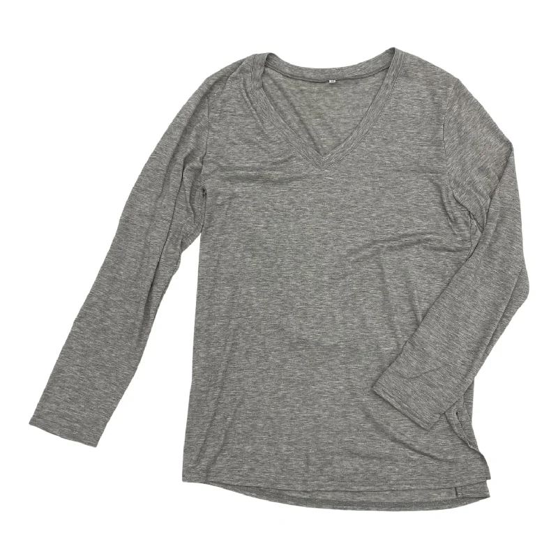 Deal Explosion Top Ls Basic By Cme In Grey, Size:M
