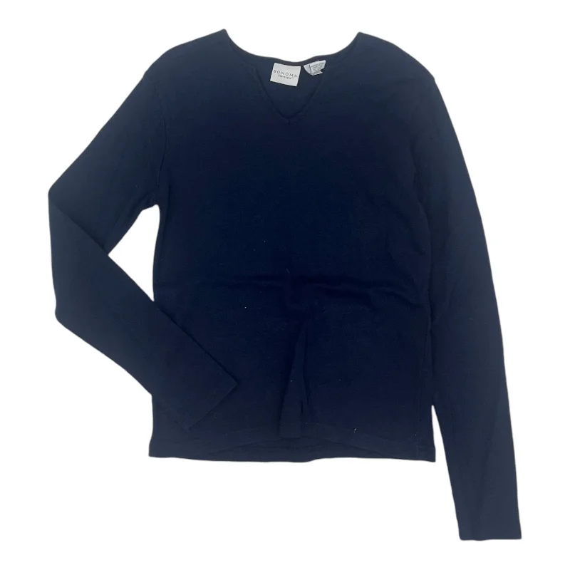 Online Exclusive Top Ls Basic By Sonoma In Blue, Size:S