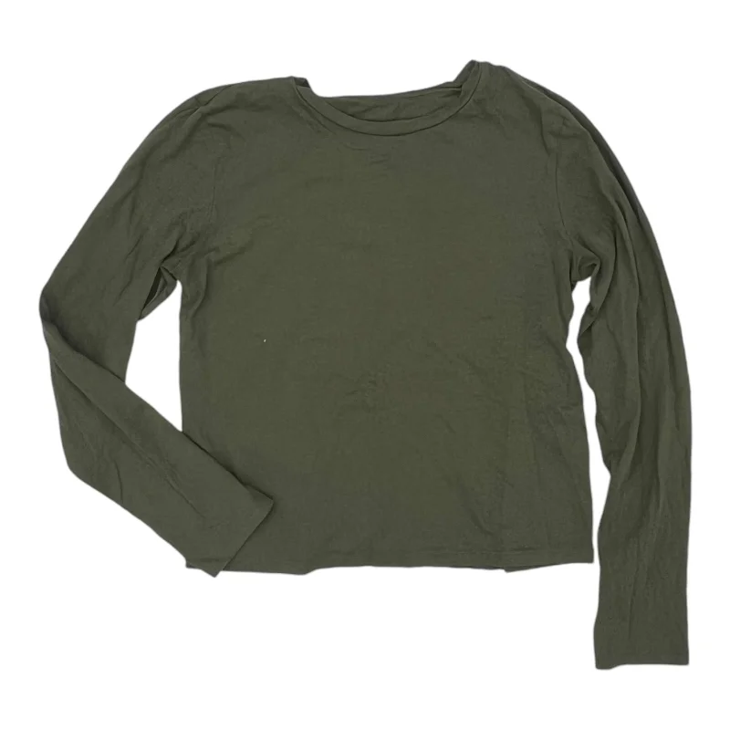 Final Clearance Top Ls Basic By Wild Fable In Green, Size:M