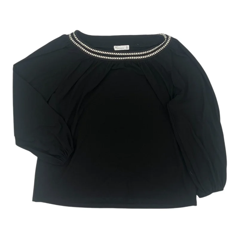 Today Only Top Ls By 89Th And Madison In Black, Size:L
