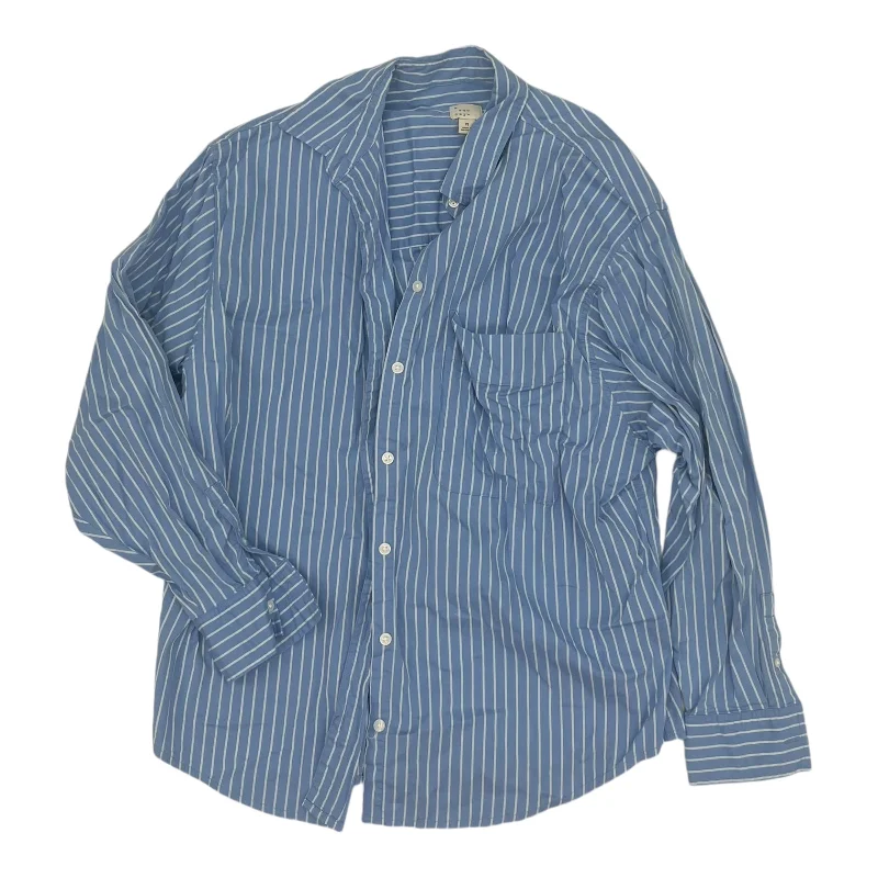Clearance Items Top Ls By A New Day In Blue & White, Size:M