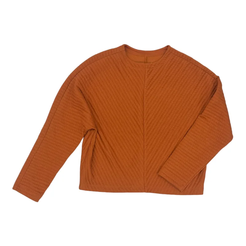 Final Clearance Top Ls By A New Day In Orange, Size:S