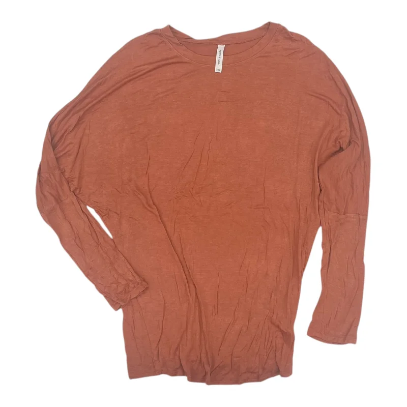 Buy Now Top Ls By Active Usa In Orange, Size:L
