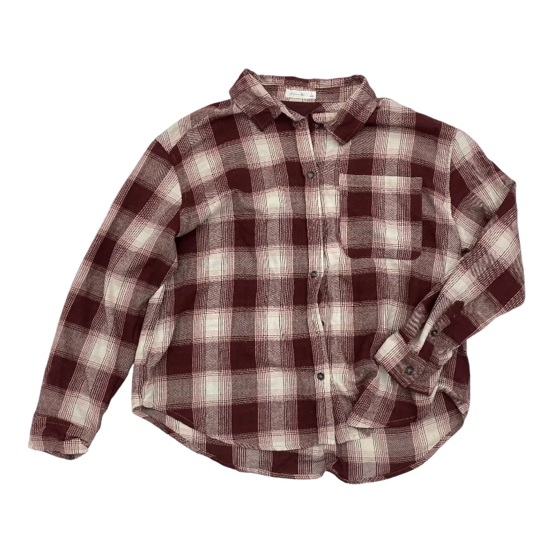 Reduced Prices Top Ls By Active Usa In Red, Size:L