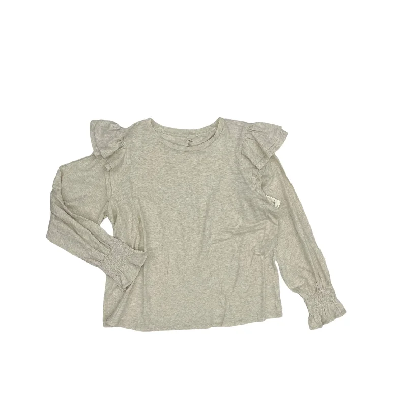 Major Savings Top Ls By Ana In Tan, Size:Xxl