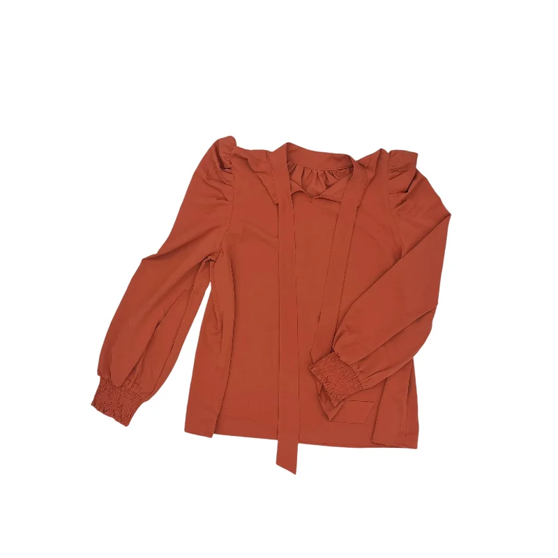 Fantastic Offers Top Ls By Cme In Orange, Size:L