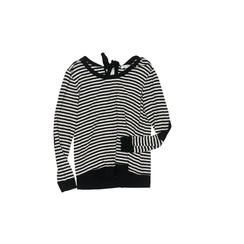 Weekend Deal Top Ls By Downeast In Black & White, Size:Xl